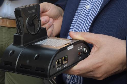 Un modello di telecamera da installare all’interno dell’abitacolo delle autovetture per registrare gli interventi delle volanti